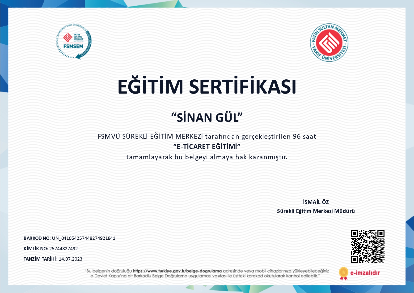 E- TİCARET