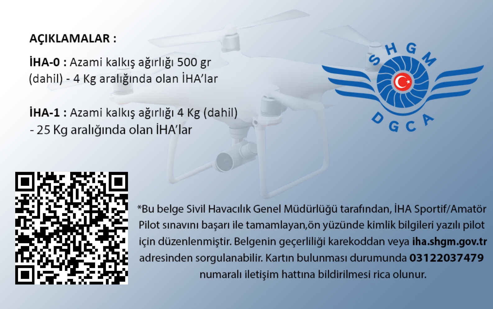 İHA - 0 PİLOTLUK BELGESİ