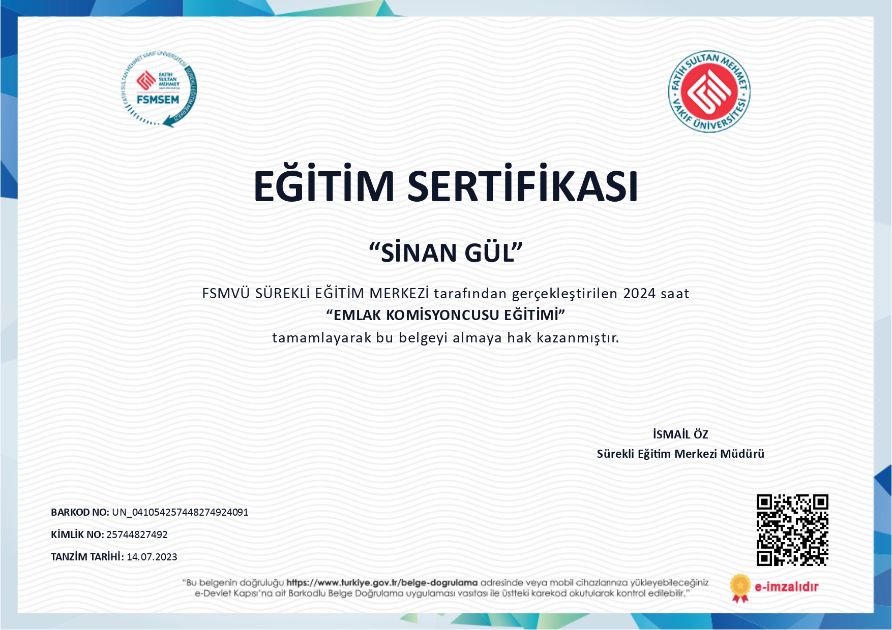 EMLAK KOMİSYONCULUĞU