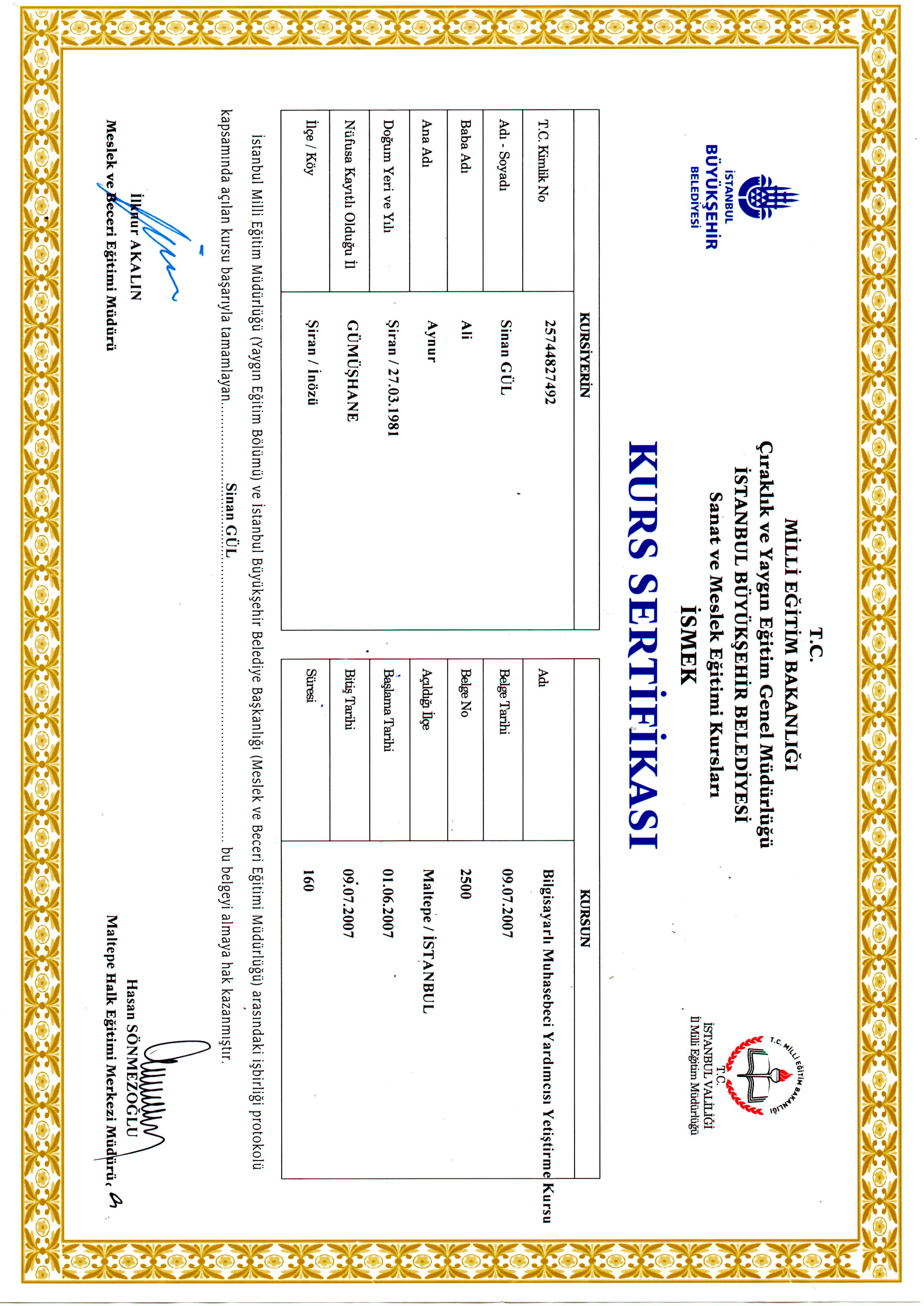 BİLGİSAYARLI MUHASEBE