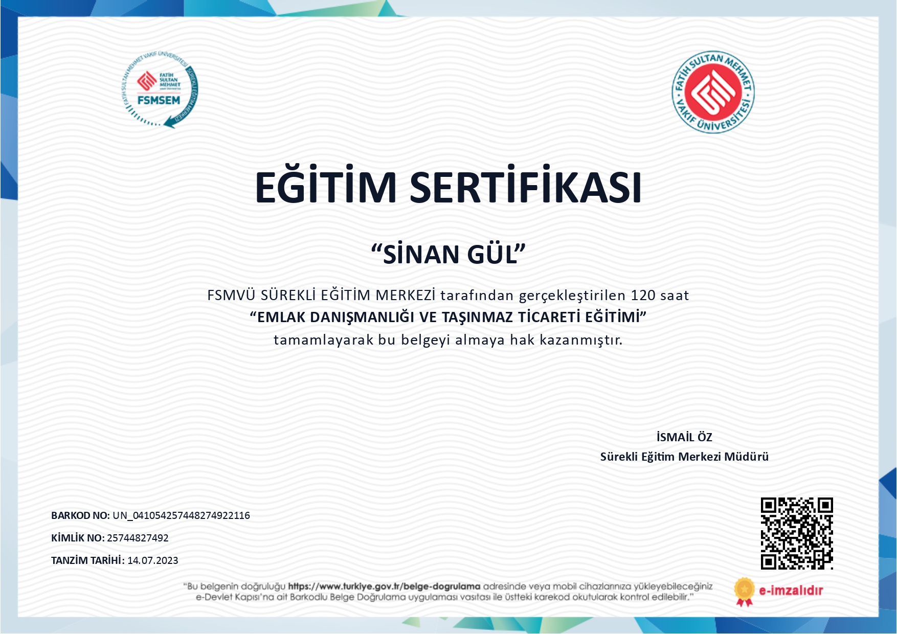 EMLAK DANIŞMANLIĞI